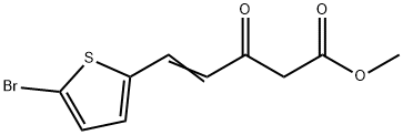 (E)-METHYL 5-(5-BROMOTHIOPHEN-2-YL)-3-OXOPENT-4-ENOATE,92364-23-3,结构式