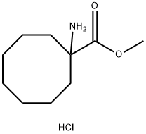 Methyl 1-aMinocyclooctanecarboxylate hydrochloride Structure