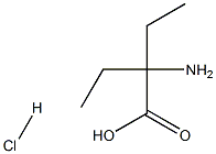 2-AMino-2-ethylbutanoic acid HCl 化学構造式