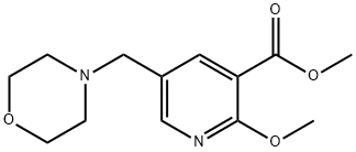 Methyl 2-Methoxy-5-(MorpholinoMethyl)nicotinate Structure