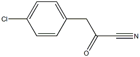 4-chloro-alpha-oxo-Benzenepropanenitrile Struktur