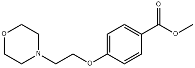 Methyl 4-(2-morpholin-4-yl-ethoxy)benzoate 化学構造式