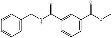 Methyl 3-(benzylcarbaMoyl)benzoate 结构式