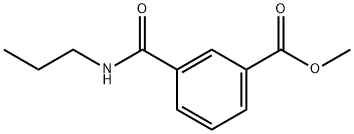 Methyl 3-(propylcarbaMoyl)benzoate Structure