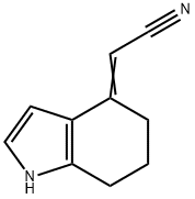 Acetonitrile, 2-(1,5,6,7-tetrahydro-4H-indol-4-ylidene)- Structure
