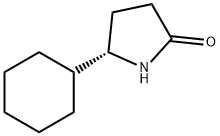 (5S)-5-cyclohexyl-2-Pyrrolidinone Struktur