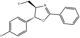 (4S,5R)-4-(fluoroMethyl)-5-(4-iodophenyl)-2-phenyl-4,5-dihydrooxazole Structure