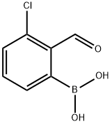 (3-Chloro-2-forMylphenyl)boronic acid Structure