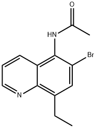 N-(6-BroMo-8-ethylquinolin-5-yl)acetaMide Structure