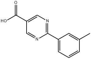 2-(M-tolyl)pyriMidine-5-carboxylic acid Structure