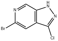 5-broMo-3-chloro-1H-pyrazolo[3,4-c]pyridine Structure