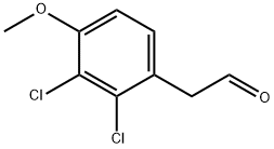 2-(2,3-Dichloro-4-Methoxyphenyl)acetaldehyde Struktur