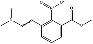 (E)-Methyl 3-(2-(diMethylaMino)vinyl)-2-nitrobenzoate Struktur