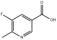 5-氟-6-甲基烟酸 结构式