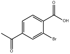 4-acetyl-2-broMobenzoic acid Structure