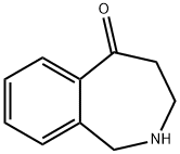 1,2,3,4-Tetrahydro-benzo[c]azepin-5-one 化学構造式