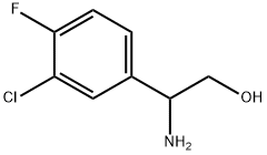 b-AMino-3-chloro-4-fluoro-benzeneethanol Struktur