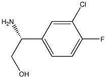 (R)-b-AMino-3-chloro-4-fluoro-benzeneethanol Struktur