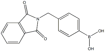 (4-((1,3-dioxoisoindolin-2-yl)Methyl)phenyl)boronic acid 化学構造式