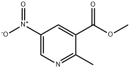 Methyl 2-Methyl-5-nitronicotinate Structure