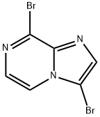 3,8-Dibromoimidazo[1,2-a]pyrazine Structure
