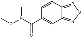 N-甲氧基-N-甲基-2,1,3-苯并噻二唑-5-酰胺,937279-22-6,结构式