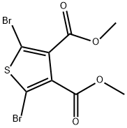 DIMETHYL 2,5-DIBROMOTHIOPHENE-3,4-DICARBOXYLATE, 937640-21-6, 结构式