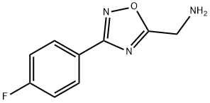 1-[3-(4-氟苯基-1,2,4-恶二唑-5-基]甲胺, 937665-70-8, 结构式