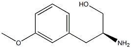 L-3-甲氧基苯丙氨醇 结构式