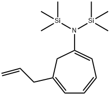 1,1,1-triMethyl-N-[6-(2-propenyl)-1,3,5-cycloheptatrien-1-yl]-N-(triMethyl silyl)-SilanaMine|