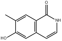 6-Hydroxy-7-methyl-1(2H)-isoquinolinone Struktur