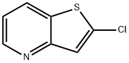 2-氯噻吩并[3,2-B]吡啶 结构式