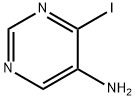 4-ヨードピリミジン-5-アミン 化学構造式