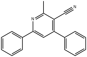 2-甲基-4,6-二苯基氰吡啶,94211-96-8,结构式