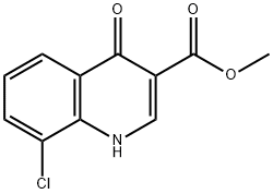 8-氯-1,4-二氢-4-氧代-3-喹啉甲酸甲酯,942227-33-0,结构式
