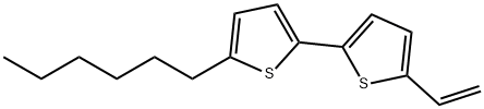 5-己基-5'-乙烯基-2,2'-联噻吩 结构式
