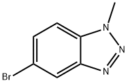 5-ブロモ-1-メチル-1H-ベンゾ[D][1,2,3]トリアゾール 化学構造式