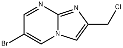 6-溴-2-(氯甲基)咪唑并[1,2-A]嘧啶, 944896-76-8, 结构式