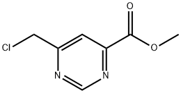 Methyl 6-(chloroMethyl)pyriMidine-4-carboxylate Structure