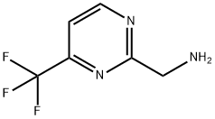 (4-(Trifluoromethyl)pyrimidin-2-yl)methanamine 化学構造式