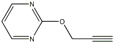 2-(丙-2-炔-1-氧基)嘧啶 结构式