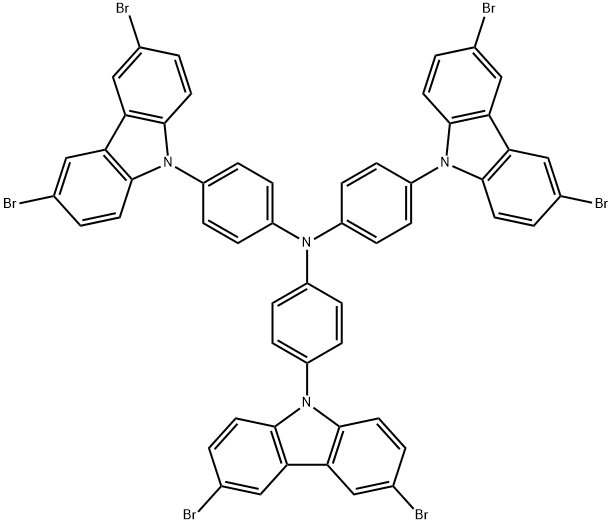 六溴-TCTA,945229-29-8,结构式