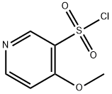 4-Methoxy-3-pyridinesulfonyl Chloride 化学構造式