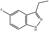 1H-Indazole, 3-ethyl-5-fluoro- 化学構造式