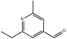 2-乙基-6-甲基异烟醛 结构式