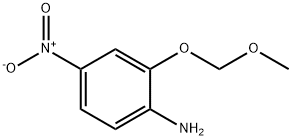 2-MethoxyMethoxy-4-nitro-phenylaMine Structure