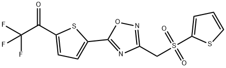 3-[(2-Thienylsulfonyl)Methyl]-5-[5-trifluoroacetyl-thien-2-yl]-1,2,4-oxadiazole price.