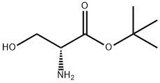D-丝氨酸叔丁酯盐酸盐 结构式