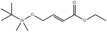 (E)-4-[[(1,1-DiMethylethyl)diMethylsilyl]oxy]-2-butenoic Acid Ethyl Ester 化学構造式