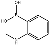 2-(甲基氨基)苯基硼酸, 948592-79-8, 结构式